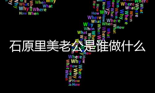 么工美老里美老公料原里做什作的公个人资石原是谁石