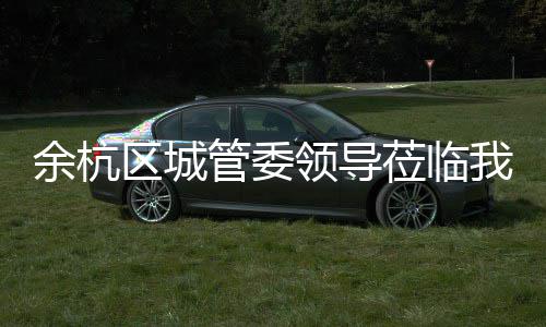 领导莅临余杭管委区城考察我司
